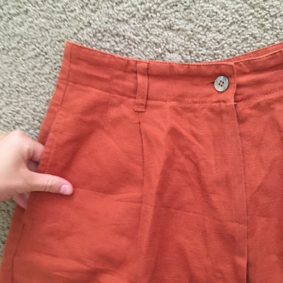 Linen high waisted shorts - Picture 5 of 6